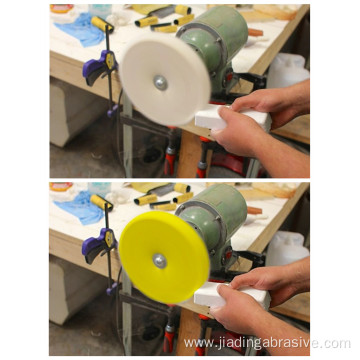 10inch 50layers yellow buffing cloth wheel customized size